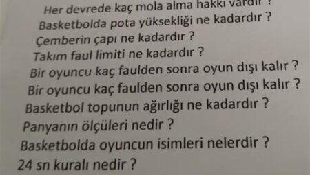 Basketbol İle Ilgili En Çok Sorulan Soruların Cevapları