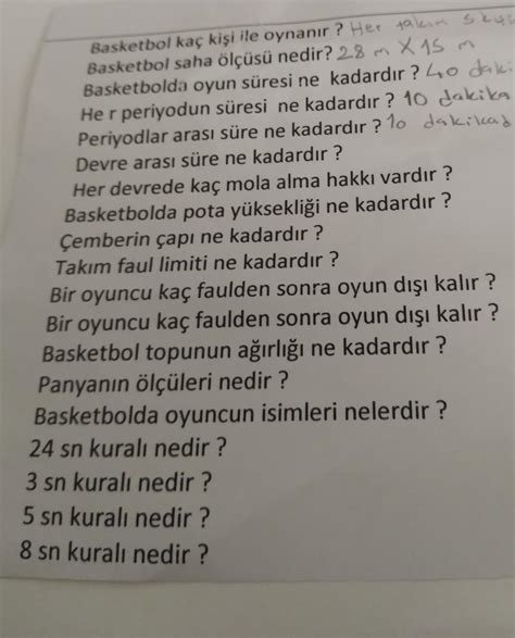 Basketbol İle Ilgili En Çok Sorulan Soruların Cevapları